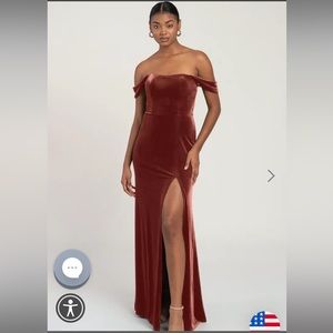 Jenny Yoo Issa Bridesmaid dress in English Rose